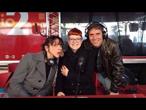 Noemi a Radio 2 Social Club con Luca Barbarossa,64° Festival di Sanremo,22.2.2014