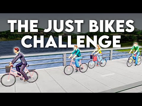 Cities Skylines, But EVERYONE Rides a Bike!