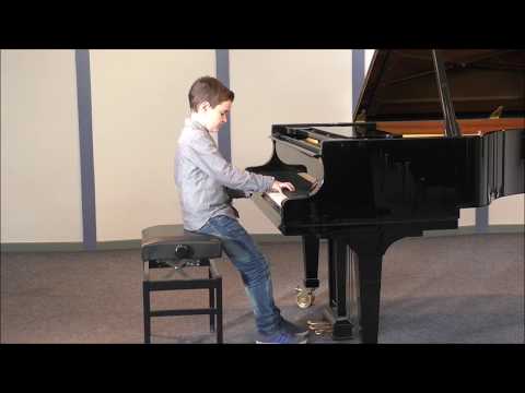 Kabalevsky: Clowns, from: 24 Pieces for Children op. 39, (No. 20) (Erik, 8 years old)