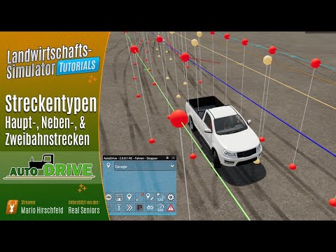 LS22 Tutorials: 🚜 Auto Drive - Streckentypen - Grundlagen für Anfänger mit AutoDrive