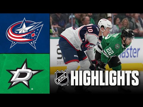 NHL Highlights | Blue Jackets vs. Stars | October 21, 2025