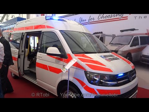 Volkswagen T6/ Profile Demo Rettungswagen/ Krankentransportwagen - Außen & Innen - Rettmobil 2019