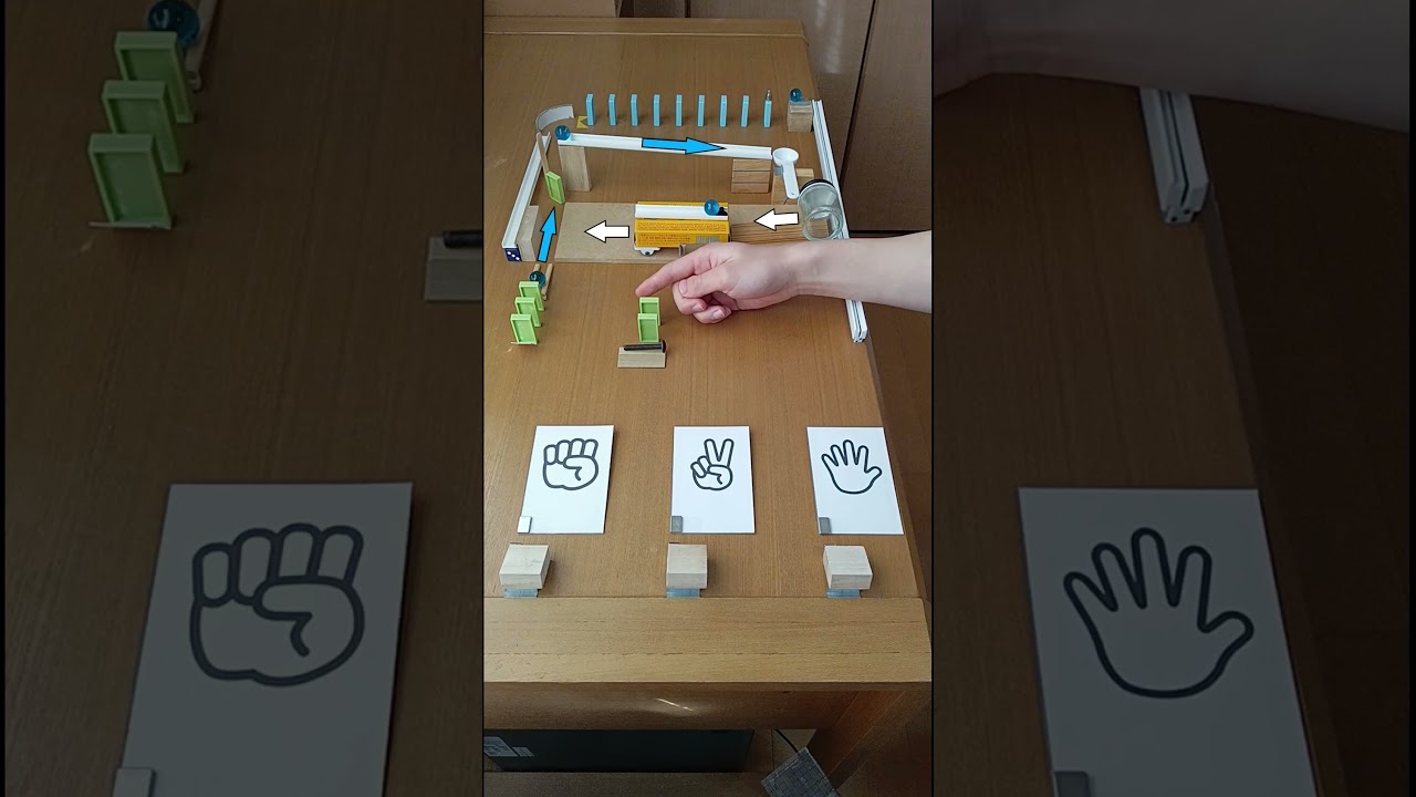 自作ピタゴラじゃんけん装置No.15【Self made PythagoraSwitch】