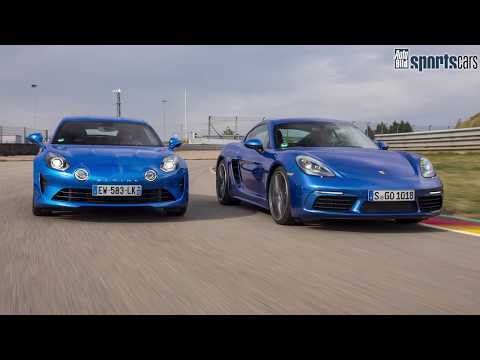 TRACK BATTLE: Alpine A110 vs Porsche 718 Cayman / TRACK POV  Sachsenring - AUTO BILD SPORTSCARS