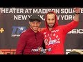 VASYL LOMACHENKO & JOSE PEDRAZA SHOW MAD RESPECT TO EACH OTHER; ALL SMILIES DURING NY FACE OFF
