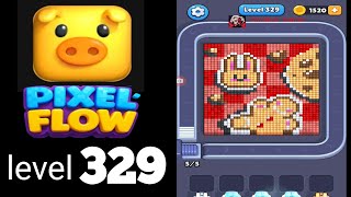 Pixelflow level 329 Guide Walkthrough Solution