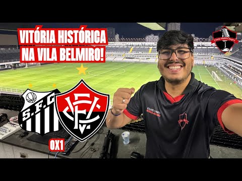 🚨 VITÓRIA HISTÓRICA NA VILA BELMIRO! LÉO SANTIAGO COMENTA SANTOS 0X1 VITÓRIA I SEGUIMOS VIVOS!