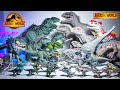 GIGANOTOSAURUS VS INDOMINUS REX! Jurassic World Dinosaurs Collection Battle