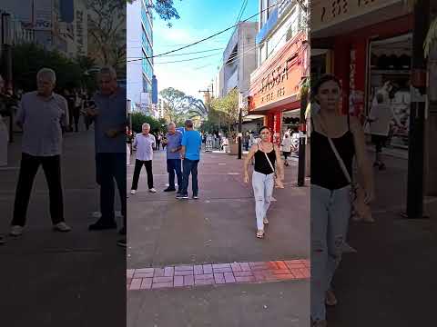 Walking in Calçadão, Pres Prudente, SP #brazil #travel #citywalking #downtown #citytour #worldcities
