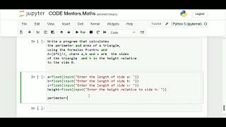 Learn to calculate triangle area in Python: A step-by-step guide
