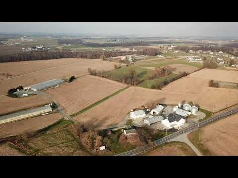 Drone flight around Little Britain, PA in December 2019