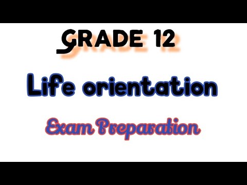 Life orientation Grade 12 | September exam Q&A