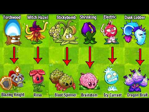 Pvz 2 Discovery - Some New & Old Plants Evolution NOOB - PRO Version