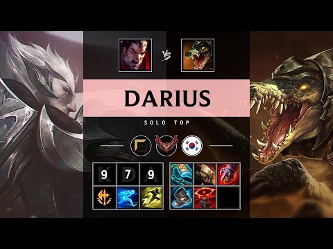 Darius Top vs Renekton - KR Grandmaster Patch 25.21