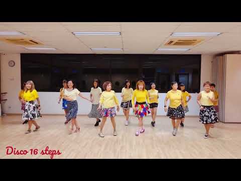 Disco 16 Steps - Line Dance (Beginner)