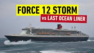 The Ultimate Test: Watch QM2 Charge Into a North Atlantic Hurricane