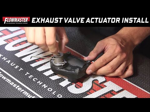 2014-19 Chevy Corvette C7 - Install: Exhaust Valve Actuator Procedure