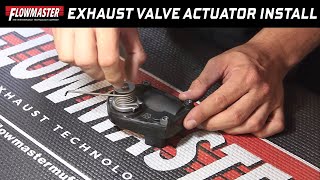 2014-19 Chevy Corvette C7 - Install: Exhaust Valve Actuator Procedure