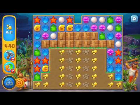 Fishdom level 62 Gameplay (iOS Android)