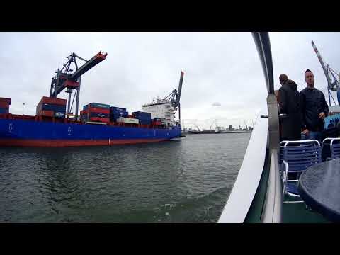 Rotterdam Harbor Tour Timelapse