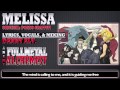 ENGLISH 'Melissa' FullMetal Alchemist 