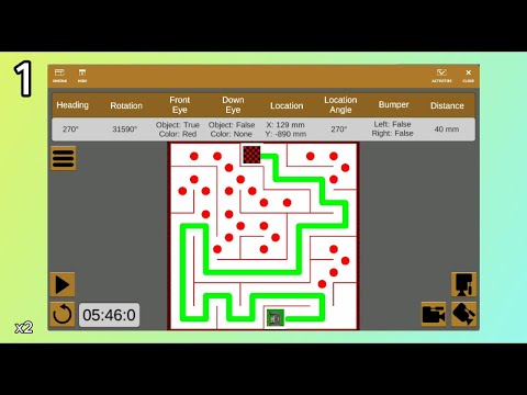 Robot maze-solving demonstration video