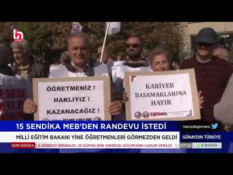 Genel Başkanımız Kadem Özbay, 15 eğitim sendikasıyla birlikte istediğimiz görüşme talebine yanıt vermeyen Milli Eğitim Bakanı Özer`i eleştirdi ve 