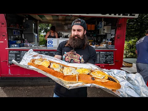 MEG'S MONSTER SANDWICH CHALLENGE | UNBEATEN IN OVER 2 YEARS | BeardMeatsFood