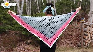 Pretty Primrose Shawl using Mandala by Lion Brand