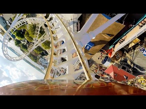 Tidal Wave front seat on-ride HD POV @60fps Trimper's Rides