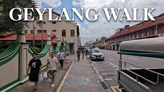 [4K] Singapore Geylang Lorong 27A to Paya Lebar Road Walk | Back Lanes, Shophouses & Geylang Road 26
