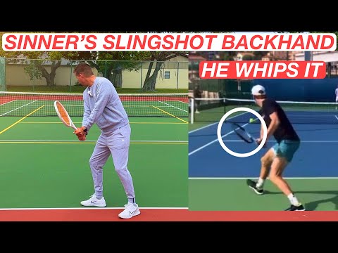 Jannik Sinner’s Next Gen Slingshot Two-Handed Backhand Explained