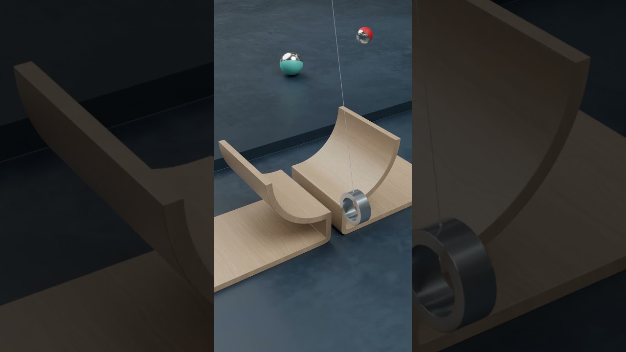 Synchronized Pendulum | Motion graphics in blender.