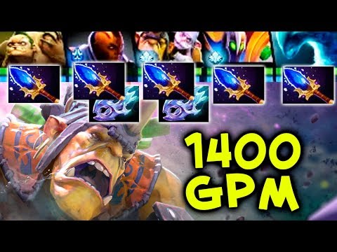1400 GPM Alchemist — 5 Aghanims FOR EVERYONE + 2 Moon Shards by Wagamama