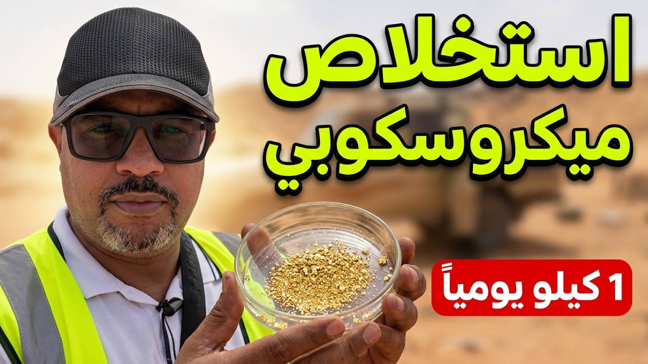 أسرار استخلاص الذهب الخام من المنجم إلى النتيجة
