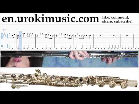 Flute lessons Meghan Trainor - I'm A Lady Sheet Music Tutorial Part#2 um-nthli352