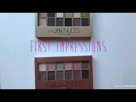 24k nudes and blushed Nudes | first impression