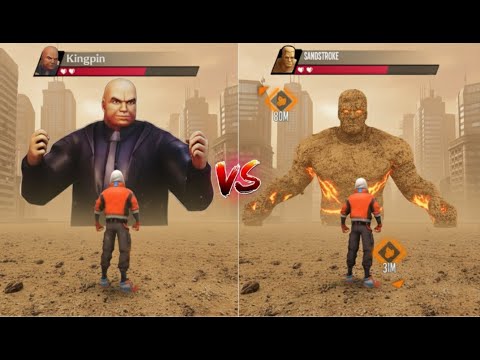 Spider Fighter 3 Big Kingpin Fight 🆚 Big Sandman Fight Never See Before This😱