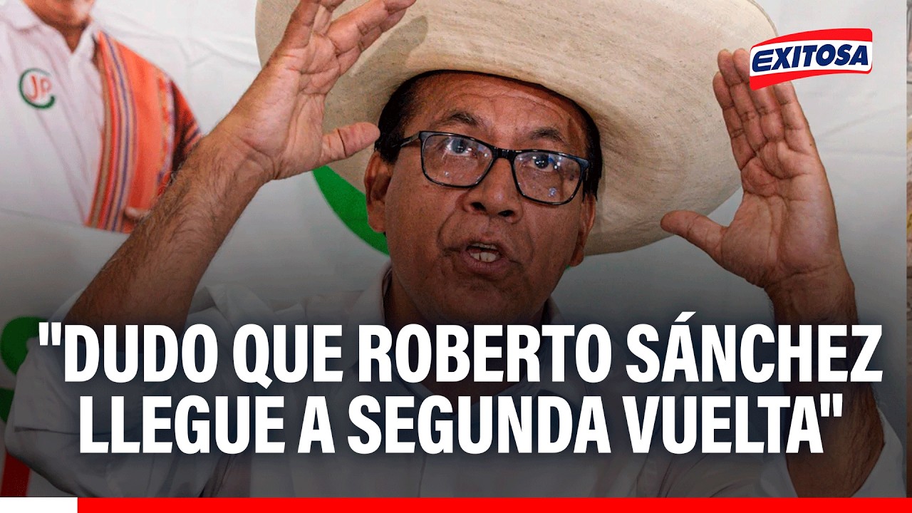 🔴🔵 Dudo que Roberto Sánchez pase segunda vuelta, señala Guido Pennano