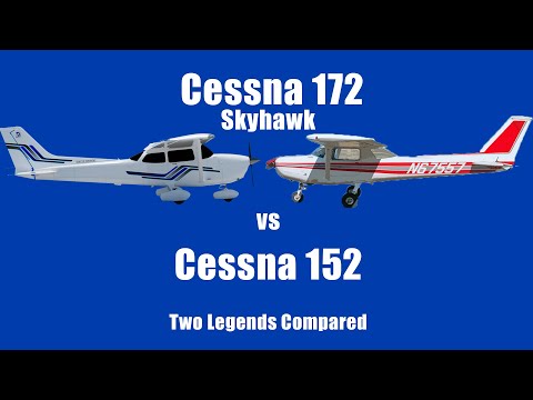 The Difference between Cessna 172r v/s Cessna 152