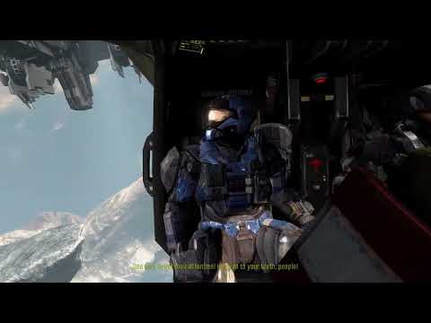 UNSC Frigate Grafton Fires a MAC Round and Dies