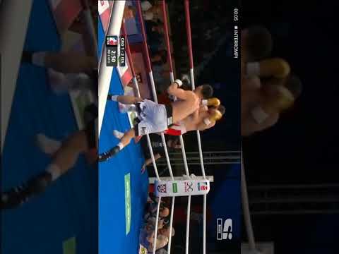 Mirko Natalizi vs Rudan Mate (KO) 13-04-2018  World Series of Boxing 2'round