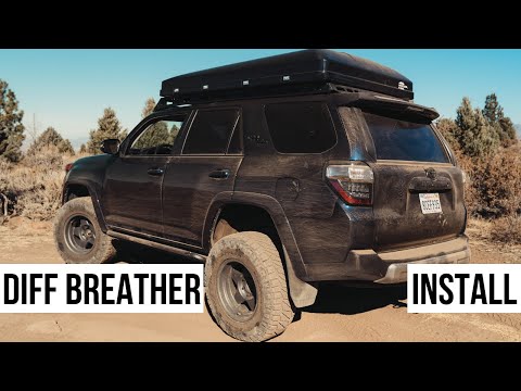 One of the BEST and EASIEST 4runner Mods? ARB Diff Breather Install!