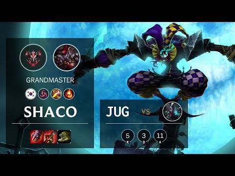 Shaco Jungle vs Ekko - KR Grandmaster Patch 10.5