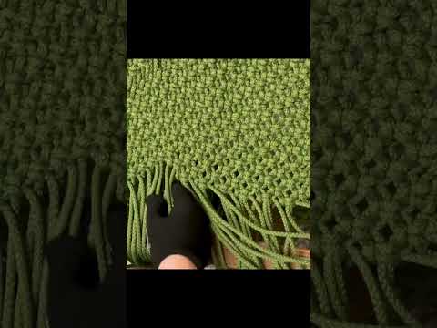 Макраме / Плету первый шезлонг / Первый опыт