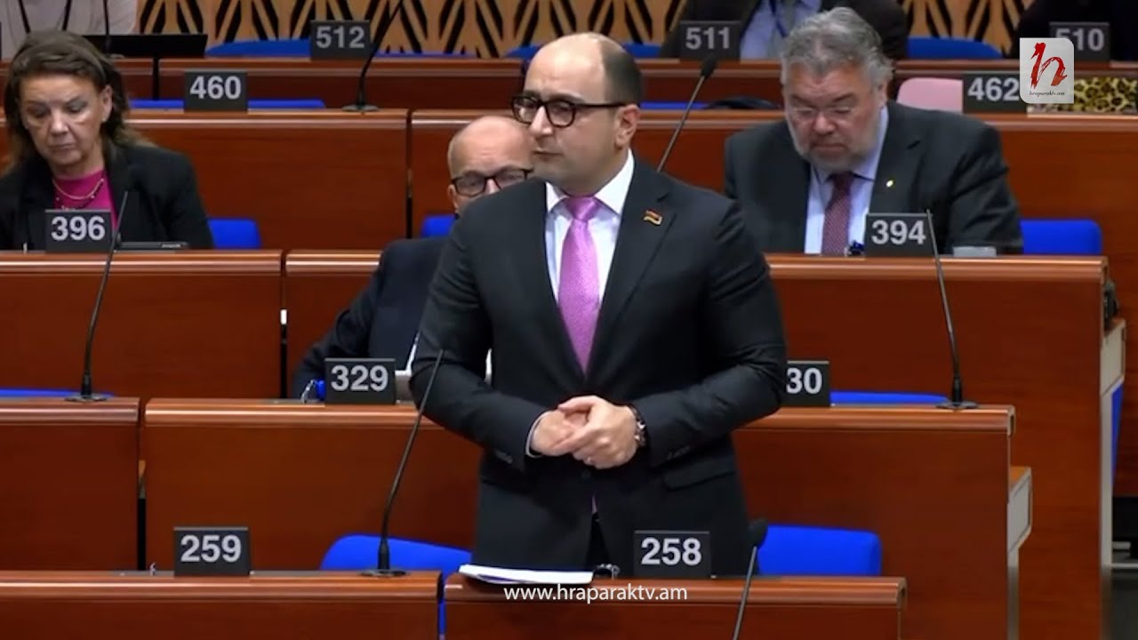 Հայկ Մամիջանյանի ելույթը ԵԽԽՎ լիագումար նիստին