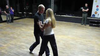 Kerstin Hede och Tommy Selggren i spelsalen, Musikhuet Sjömanskyrkan