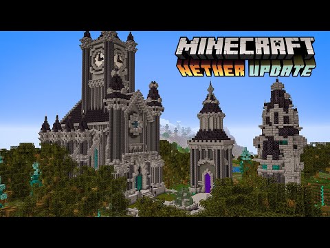 Minecraft 1.16 EPIC Base Build | Gothic Cathedral Timelapse