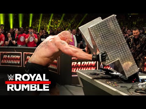 Unplanned Brock Lesnar WWE Royal Rumble Spot Led To Some Heat