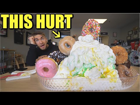 This 20LB FOOD CHALLENGE HAS NEVER BEEN BEATEN | 2+ GALLON ICE CREAM SUNDAE CHALLENGE